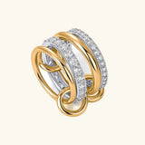 Juno Stacked Diamond Ring
