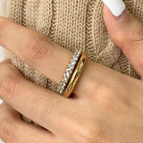 Alison Diamond Stacked Ring