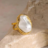 Charis Gold Parel Ring